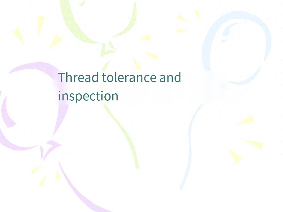 Tolerancia e inspección de roscas (1)